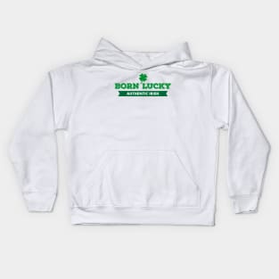 Born Lucky Authentic Irish Kids Hoodie